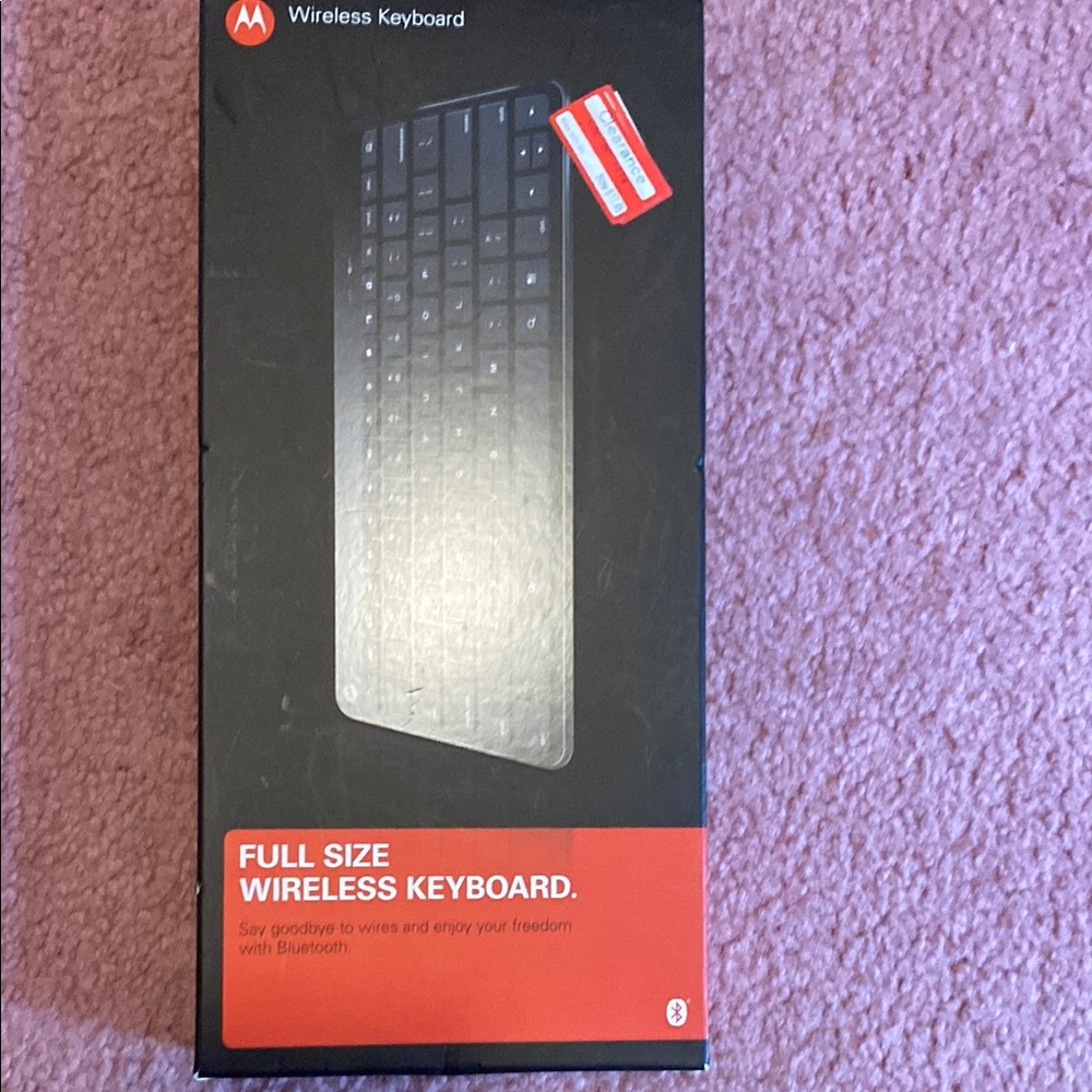 Motorola Black Wireless Keyboard